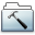 Developer Folder Graphite Smooth Icon 32x32 png
